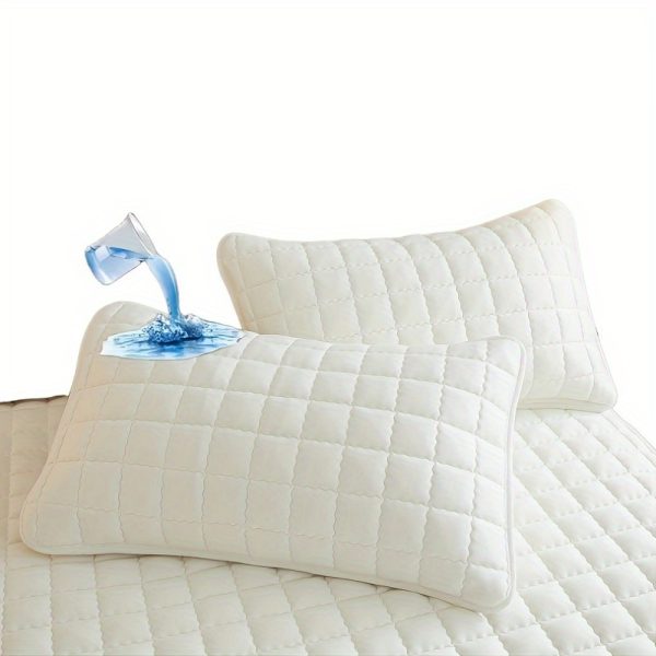 🛏️ طقم أغطية مخدات سادة – مبطنة وسميكة 🛏️ أضف حماية وأناقة لمخدتك مع عدد 2 غطاء مخدة فاخر بتصميم مبطن سادة، متين وقابل للغسيل في الغسالة. ✅ تصميم سميك ومتين يدوم معك طويلاً. ✅ مبطن لراحة وحماية إضافية. ✅ متوفر بمقاسات: توين، كوين، كينج. ✅ بدون حشوة (الغطاء فقط). الأناقة والحماية في غطاء واحد يناسب كل المقاسات. ✨ - Image 18