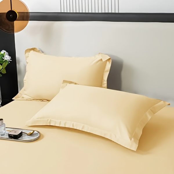 🛏️ طقم أغطية مخدات ناعمة – ألوان متعددة وأناقة تدوم 🛏️ جدد غرفتك مع عدد 2 غطاء مخدة ممشط ناعم بلون سادة أنيق ولمسة انسيابية مريحة. ✅ متوفرة بعدة ألوان: رمادي، وردي، بنفسجي، أسود، أخضر فاتح، أزرق داكن. ✅ قماش ناعم ومتين يدوم معك حتى بعد الغسيل المتكرر. ✅ قابلة للغسيل في الغسالة لسهولة العناية. ✅ مناسبة لغرفة النوم أو غرفة الضيوف. الراحة والجودة في ألوان تناسب كل الأذواق. 🌈✨ - Image 13