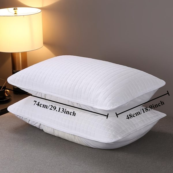 🛏️ طقم أغطية مخدات مبطنة – حماية عملية وأنيقة 🛏️ حافظ على مخداتك نظيفة مع عدد 2 غطاء مخدة مبطن مزود بحاجز يمنع الأوساخ، بتصميم نصف غطاء لسهولة التركيب والإزالة. ✅ تصميم مبطن متين يحمي المخدة ويطيل عمرها. ✅ حاجز للأوساخ للحفاظ على النظافة. ✅ سهل الإزالة والغسيل. ✅ بدون حشوة (الغطاء فقط). الحماية والأناقة في غطاء واحد. ✨ - Image 7