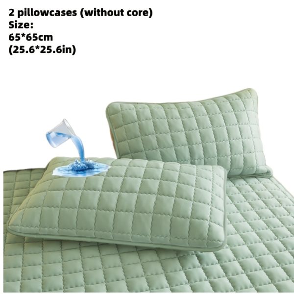 🛏️ طقم أغطية مخدات سادة – مبطنة وسميكة 🛏️ أضف حماية وأناقة لمخدتك مع عدد 2 غطاء مخدة فاخر بتصميم مبطن سادة، متين وقابل للغسيل في الغسالة. ✅ تصميم سميك ومتين يدوم معك طويلاً. ✅ مبطن لراحة وحماية إضافية. ✅ متوفر بمقاسات: توين، كوين، كينج. ✅ بدون حشوة (الغطاء فقط). الأناقة والحماية في غطاء واحد يناسب كل المقاسات. ✨ - Image 52