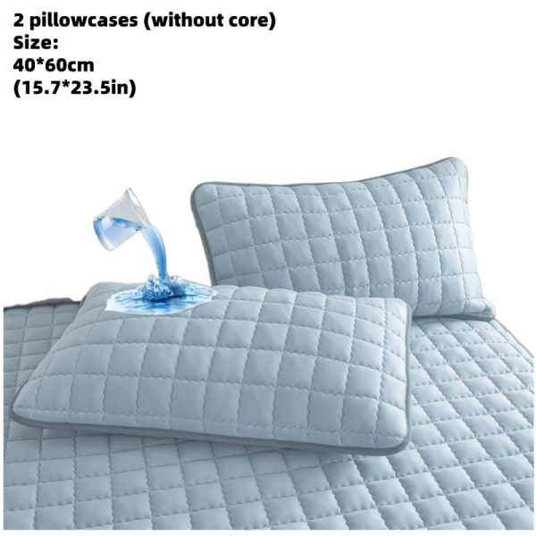 🛏️ طقم أغطية مخدات سادة – مبطنة وسميكة 🛏️ أضف حماية وأناقة لمخدتك مع عدد 2 غطاء مخدة فاخر بتصميم مبطن سادة، متين وقابل للغسيل في الغسالة. ✅ تصميم سميك ومتين يدوم معك طويلاً. ✅ مبطن لراحة وحماية إضافية. ✅ متوفر بمقاسات: توين، كوين، كينج. ✅ بدون حشوة (الغطاء فقط). الأناقة والحماية في غطاء واحد يناسب كل المقاسات. ✨ - Image 40