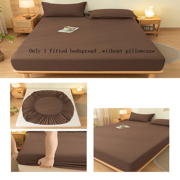 🛏️ ملاية حماية للمرتبة – لون بني سادة 🛏️ حافظ على مرتبتك بأناقة مع ملاية حماية بلون بني سادة مصنوعة من بوليستر ناعم ومتينة للاستخدام اليومي. ✅ ملمس ناعم وانسيابي يضيف راحة وفخامة لسريرك. ✅ تحمي المرتبة من الأوساخ والبقع. ✅ مقاسات تناسب أغلب المراتب. ✅ قابلة للغسيل في الغسالة لسهولة العناية. ✅ بدون أغطية مخدات. الحماية والفخامة في قطعة واحدة تدوم معك لسنوات. ✨ - Image 2