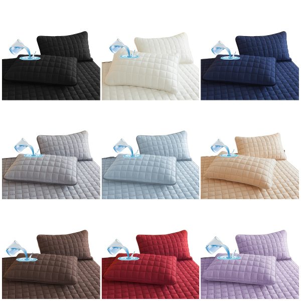 🛏️ طقم أغطية مخدات سادة – مبطنة وسميكة 🛏️ أضف حماية وأناقة لمخدتك مع عدد 2 غطاء مخدة فاخر بتصميم مبطن سادة، متين وقابل للغسيل في الغسالة. ✅ تصميم سميك ومتين يدوم معك طويلاً. ✅ مبطن لراحة وحماية إضافية. ✅ متوفر بمقاسات: توين، كوين، كينج. ✅ بدون حشوة (الغطاء فقط). الأناقة والحماية في غطاء واحد يناسب كل المقاسات. ✨ - Image 6