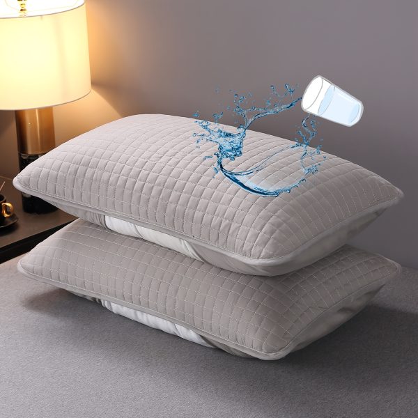 🛏️ طقم أغطية مخدات مبطنة – حماية عملية وأنيقة 🛏️ حافظ على مخداتك نظيفة مع عدد 2 غطاء مخدة مبطن مزود بحاجز يمنع الأوساخ، بتصميم نصف غطاء لسهولة التركيب والإزالة. ✅ تصميم مبطن متين يحمي المخدة ويطيل عمرها. ✅ حاجز للأوساخ للحفاظ على النظافة. ✅ سهل الإزالة والغسيل. ✅ بدون حشوة (الغطاء فقط). الحماية والأناقة في غطاء واحد. ✨ - Image 2