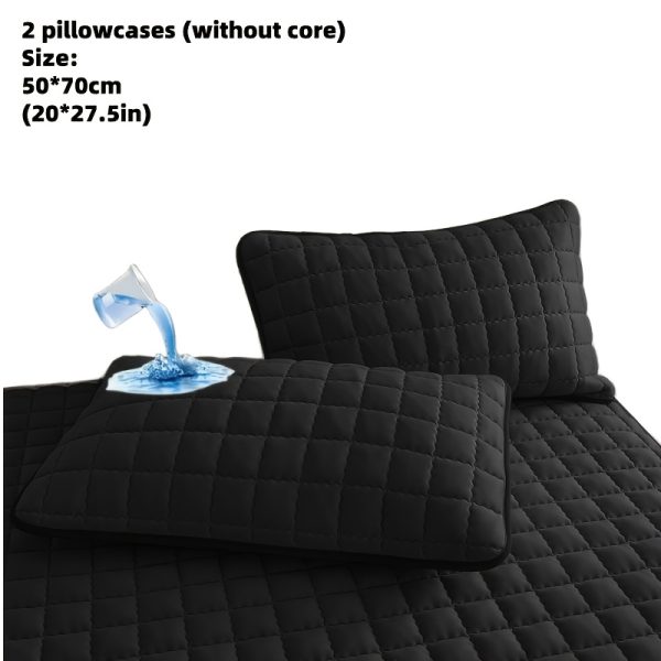 🛏️ طقم أغطية مخدات سادة – مبطنة وسميكة 🛏️ أضف حماية وأناقة لمخدتك مع عدد 2 غطاء مخدة فاخر بتصميم مبطن سادة، متين وقابل للغسيل في الغسالة. ✅ تصميم سميك ومتين يدوم معك طويلاً. ✅ مبطن لراحة وحماية إضافية. ✅ متوفر بمقاسات: توين، كوين، كينج. ✅ بدون حشوة (الغطاء فقط). الأناقة والحماية في غطاء واحد يناسب كل المقاسات. ✨ - Image 35