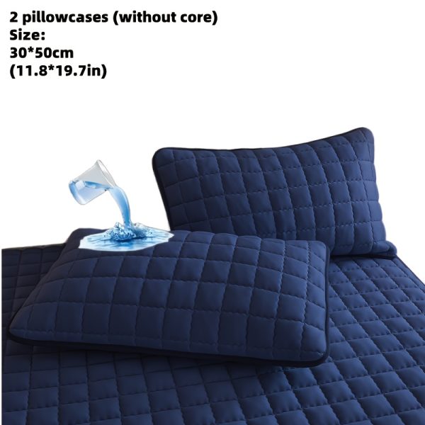 🛏️ طقم أغطية مخدات سادة – مبطنة وسميكة 🛏️ أضف حماية وأناقة لمخدتك مع عدد 2 غطاء مخدة فاخر بتصميم مبطن سادة، متين وقابل للغسيل في الغسالة. ✅ تصميم سميك ومتين يدوم معك طويلاً. ✅ مبطن لراحة وحماية إضافية. ✅ متوفر بمقاسات: توين، كوين، كينج. ✅ بدون حشوة (الغطاء فقط). الأناقة والحماية في غطاء واحد يناسب كل المقاسات. ✨ - Image 88