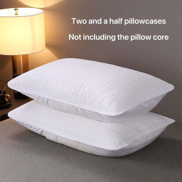 🛏️ طقم أغطية مخدات مبطنة – حماية عملية وأنيقة 🛏️ حافظ على مخداتك نظيفة مع عدد 2 غطاء مخدة مبطن مزود بحاجز يمنع الأوساخ، بتصميم نصف غطاء لسهولة التركيب والإزالة. ✅ تصميم مبطن متين يحمي المخدة ويطيل عمرها. ✅ حاجز للأوساخ للحفاظ على النظافة. ✅ سهل الإزالة والغسيل. ✅ بدون حشوة (الغطاء فقط). الحماية والأناقة في غطاء واحد. ✨ - Image 3