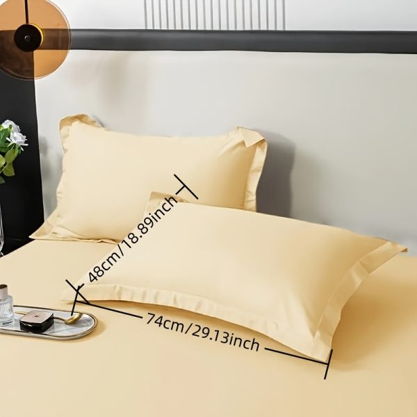 🛏️ طقم أغطية مخدات ناعمة – ألوان متعددة وأناقة تدوم 🛏️ جدد غرفتك مع عدد 2 غطاء مخدة ممشط ناعم بلون سادة أنيق ولمسة انسيابية مريحة. ✅ متوفرة بعدة ألوان: رمادي، وردي، بنفسجي، أسود، أخضر فاتح، أزرق داكن. ✅ قماش ناعم ومتين يدوم معك حتى بعد الغسيل المتكرر. ✅ قابلة للغسيل في الغسالة لسهولة العناية. ✅ مناسبة لغرفة النوم أو غرفة الضيوف. الراحة والجودة في ألوان تناسب كل الأذواق. 🌈✨ - Image 6
