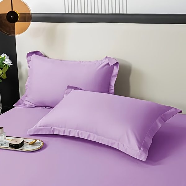 🛏️ طقم أغطية مخدات ناعمة – ألوان متعددة وأناقة تدوم 🛏️ جدد غرفتك مع عدد 2 غطاء مخدة ممشط ناعم بلون سادة أنيق ولمسة انسيابية مريحة. ✅ متوفرة بعدة ألوان: رمادي، وردي، بنفسجي، أسود، أخضر فاتح، أزرق داكن. ✅ قماش ناعم ومتين يدوم معك حتى بعد الغسيل المتكرر. ✅ قابلة للغسيل في الغسالة لسهولة العناية. ✅ مناسبة لغرفة النوم أو غرفة الضيوف. الراحة والجودة في ألوان تناسب كل الأذواق. 🌈✨ - Image 9