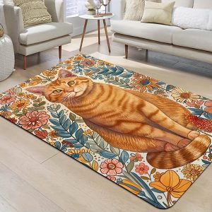 🌸🐱 دعاسة مستطيلة بطباعة قط وزهور – أنيقة وعملية 🌸🐱 أضف لمسة جمالية مرحة لبيتك مع دعاسة فاخرة بطباعة قطة وزهور، مصممة لتكون عملية ومتينة بقاعدة PVC مانعة للانزلاق. ✅ تصميم لطيف يجمع بين القطط والزهور لإضافة لمسة ديكور مبهجة. ✅ قابلة للغسيل في الغسالة لسهولة العناية. ✅ قاعدة مانعة للانزلاق لثبات وأمان أكبر. ✅ مثالية للمطبخ، الحمام، غرفة المعيشة، غرفة النوم أو المدخل. الجمال والعملية في قطعة ديكور واحدة. 🏡✨