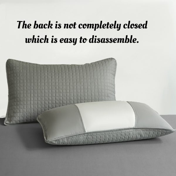 🛏️ طقم أغطية مخدات مبطنة – حماية عملية وأنيقة 🛏️ حافظ على مخداتك نظيفة مع عدد 2 غطاء مخدة مبطن مزود بحاجز يمنع الأوساخ، بتصميم نصف غطاء لسهولة التركيب والإزالة. ✅ تصميم مبطن متين يحمي المخدة ويطيل عمرها. ✅ حاجز للأوساخ للحفاظ على النظافة. ✅ سهل الإزالة والغسيل. ✅ بدون حشوة (الغطاء فقط). الحماية والأناقة في غطاء واحد. ✨ - Image 4