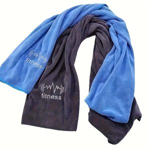 1pc/2pcs Quick-Drying Towel, Super Absorbent, Large Size, Perfect for Bathroom, Gym, Running, Swimming, Cycling. Sports Towel That Can Be Hung Or Laid on Fitness Equipment, Sweat Towel