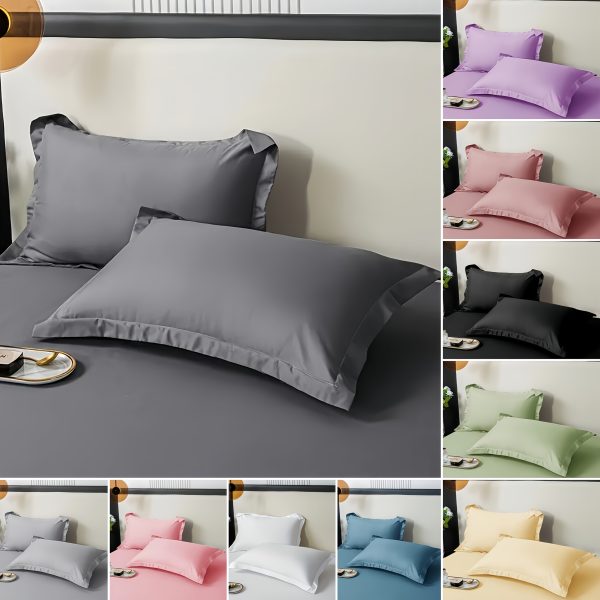 🛏️ طقم أغطية مخدات ناعمة – ألوان متعددة وأناقة تدوم 🛏️ جدد غرفتك مع عدد 2 غطاء مخدة ممشط ناعم بلون سادة أنيق ولمسة انسيابية مريحة. ✅ متوفرة بعدة ألوان: رمادي، وردي، بنفسجي، أسود، أخضر فاتح، أزرق داكن. ✅ قماش ناعم ومتين يدوم معك حتى بعد الغسيل المتكرر. ✅ قابلة للغسيل في الغسالة لسهولة العناية. ✅ مناسبة لغرفة النوم أو غرفة الضيوف. الراحة والجودة في ألوان تناسب كل الأذواق. 🌈✨ - Image 5