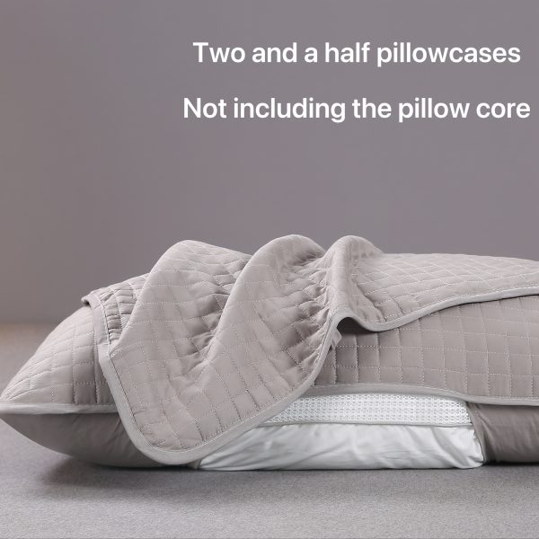 🛏️ طقم أغطية مخدات مبطنة – حماية عملية وأنيقة 🛏️ حافظ على مخداتك نظيفة مع عدد 2 غطاء مخدة مبطن مزود بحاجز يمنع الأوساخ، بتصميم نصف غطاء لسهولة التركيب والإزالة. ✅ تصميم مبطن متين يحمي المخدة ويطيل عمرها. ✅ حاجز للأوساخ للحفاظ على النظافة. ✅ سهل الإزالة والغسيل. ✅ بدون حشوة (الغطاء فقط). الحماية والأناقة في غطاء واحد. ✨ - Image 10