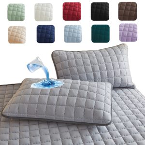 🛏️ طقم أغطية مخدات سادة – مبطنة وسميكة 🛏️ أضف حماية وأناقة لمخدتك مع عدد 2 غطاء مخدة فاخر بتصميم مبطن سادة، متين وقابل للغسيل في الغسالة. ✅ تصميم سميك ومتين يدوم معك طويلاً. ✅ مبطن لراحة وحماية إضافية. ✅ متوفر بمقاسات: توين، كوين، كينج. ✅ بدون حشوة (الغطاء فقط). الأناقة والحماية في غطاء واحد يناسب كل المقاسات. ✨