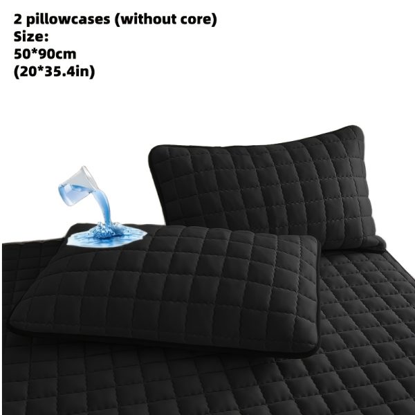 🛏️ طقم أغطية مخدات سادة – مبطنة وسميكة 🛏️ أضف حماية وأناقة لمخدتك مع عدد 2 غطاء مخدة فاخر بتصميم مبطن سادة، متين وقابل للغسيل في الغسالة. ✅ تصميم سميك ومتين يدوم معك طويلاً. ✅ مبطن لراحة وحماية إضافية. ✅ متوفر بمقاسات: توين، كوين، كينج. ✅ بدون حشوة (الغطاء فقط). الأناقة والحماية في غطاء واحد يناسب كل المقاسات. ✨ - Image 37