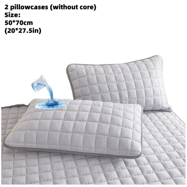 🛏️ طقم أغطية مخدات سادة – مبطنة وسميكة 🛏️ أضف حماية وأناقة لمخدتك مع عدد 2 غطاء مخدة فاخر بتصميم مبطن سادة، متين وقابل للغسيل في الغسالة. ✅ تصميم سميك ومتين يدوم معك طويلاً. ✅ مبطن لراحة وحماية إضافية. ✅ متوفر بمقاسات: توين، كوين، كينج. ✅ بدون حشوة (الغطاء فقط). الأناقة والحماية في غطاء واحد يناسب كل المقاسات. ✨ - Image 84