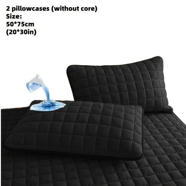 🛏️ طقم أغطية مخدات سادة – مبطنة وسميكة 🛏️ أضف حماية وأناقة لمخدتك مع عدد 2 غطاء مخدة فاخر بتصميم مبطن سادة، متين وقابل للغسيل في الغسالة. ✅ تصميم سميك ومتين يدوم معك طويلاً. ✅ مبطن لراحة وحماية إضافية. ✅ متوفر بمقاسات: توين، كوين، كينج. ✅ بدون حشوة (الغطاء فقط). الأناقة والحماية في غطاء واحد يناسب كل المقاسات. ✨ - Image 36
