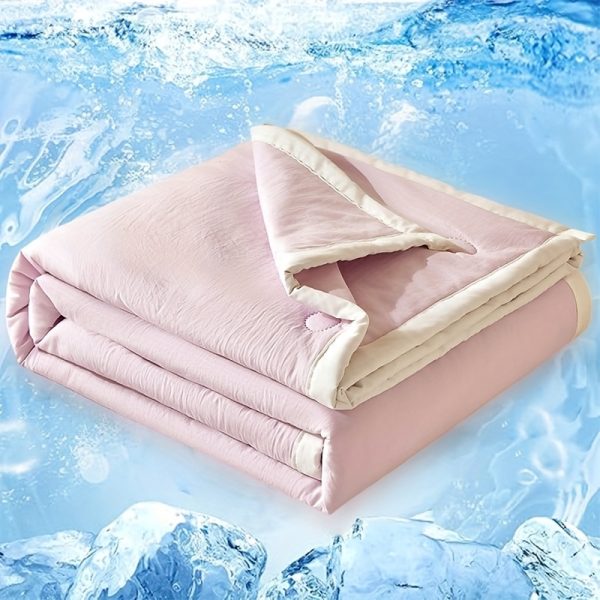 ❄️ لحاف تبريد – لمسة باردة لليالي الصيف ❄️ استمتع بنوم منعش مع لحاف تبريد فاخر مصنوع من قماش بارد يمتص حرارة الجسم، خفيف وناعم ومنفوش ليمنحك الراحة في الليالي الحارة. ✅ قماش بارد الملمس مثالي لمشكلة التعرق الليلي. ✅ تصميم خفيف ومنفوش لراحة وانتعاش. ✅ لون أزرق أنيق يضفي لمسة هدوء لغرفتك. ✅ مثالي لمحبي النوم البارد في الصيف. برودة وراحة ترافقك طول الليل. 🛏️❄️ - Image 10