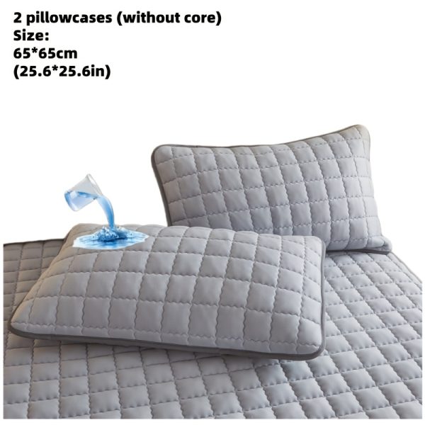 🛏️ طقم أغطية مخدات سادة – مبطنة وسميكة 🛏️ أضف حماية وأناقة لمخدتك مع عدد 2 غطاء مخدة فاخر بتصميم مبطن سادة، متين وقابل للغسيل في الغسالة. ✅ تصميم سميك ومتين يدوم معك طويلاً. ✅ مبطن لراحة وحماية إضافية. ✅ متوفر بمقاسات: توين، كوين، كينج. ✅ بدون حشوة (الغطاء فقط). الأناقة والحماية في غطاء واحد يناسب كل المقاسات. ✨ - Image 15