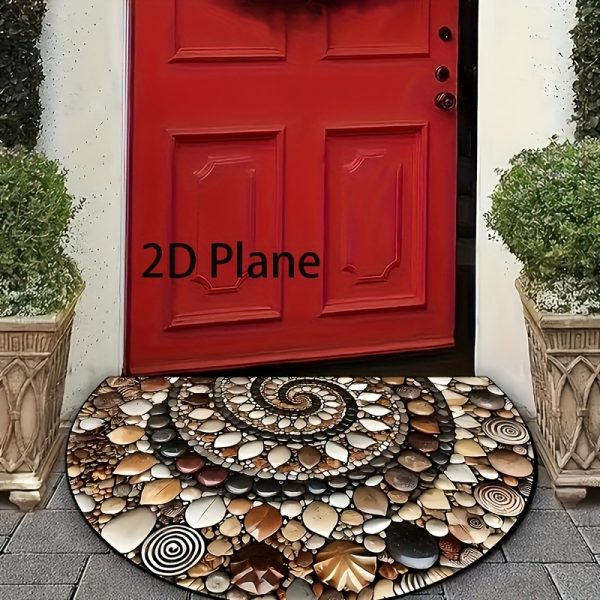 🚪 دعاسة ترحيبية بتصميم حصى ملون – مخملية ومانعة للانزلاق 🚪 استقبل ضيوفك بأناقة مع دعاسة مخملية فاخرة بتصميم حصى ملون مسطّح (2D)، بقاعدة مانعة للانزلاق لتثبيت مثالي. ✅ قماش مخملي ناعم يمنح لمسة فخامة وراحة. ✅ تصميم ترحيبي مميز مثالي للمداخل والمطابخ وغرف النوم والحمامات. ✅ قاعدة مانعة للانزلاق لثبات وأمان أكبر. ✅ مناسبة للاستخدام اليومي أو كديكور موسمي في عيد الشكر. الجمال والعملية في دعاسة واحدة متعددة الاستخدامات. ✨ - Image 4