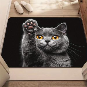 🐱 دعاسة بطباعة قط بريطاني قصير الشعر – لمحبي القطط 🐱 أضف لمسة لطافة ودفء لبيتك مع دعاسة فاخرة بطباعة قطة بريطانية، مصنوعة من المايكروفايبر الناعم مع قاعدة مانعة للانزلاق. ✅ تصميم كيوت لمحبي القطط يضفي لمسة ديكور مميزة. ✅ قماش بوليستر متين ومايكروفايبر ناعم يمنح راحة تحت القدم. ✅ قابلة للغسيل في الغسالة لسهولة التنظيف. ✅ مثالية لغرفة النوم، غرفة المعيشة أو المدخل. ✅ هدية رائعة لعشاق القطط في أعياد الميلاد والمناسبات. الجمال والراحة مع لمسة حب للحيوانات الأليفة. 🛏️✨