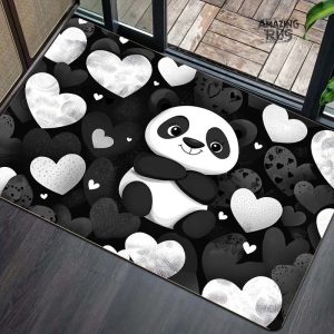 🐼 دعاسة بشكل قلب مع باندا لطيف – سميكة ومانعة للانزلاق 🐼 أضف لمسة مرح وجمال لبيتك مع دعاسة إسفنجية سميكة بسمك 8 ملم، بتصميم قلب وباندا كيوت، ناعمة وسهلة التنظيف. ✅ قماش ناعم وسميك يمنح راحة تحت القدم. ✅ تصميم باندا لطيف مثالي للديكور الداخلي. ✅ قاعدة مانعة للانزلاق لثبات وأمان أكبر. ✅ قابلة للغسيل في الغسالة وسهلة العناية. ✅ مناسبة للمدخل، المطبخ، غرفة النوم أو الحمام. الراحة والمرح في دعاسة واحدة تزين بيتك. 🛏️✨